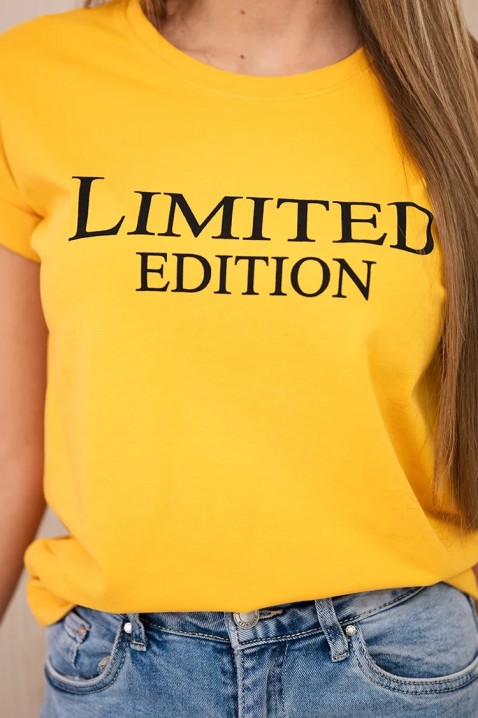 Κοντομάνικο μπλουζάκι SUKREZA YELLOW, Χρώμα: κίτρινο, IVET.EU - Εκπτώσεις έως -80%