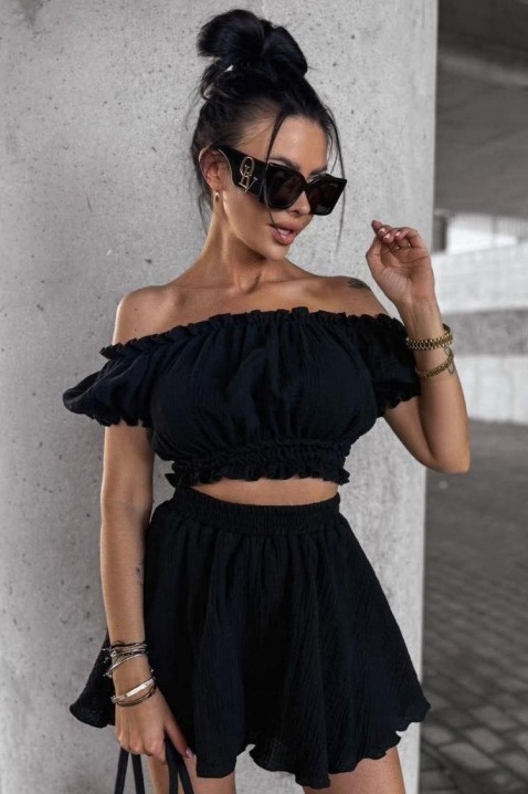 Σύνολο VELIRGA BLACK, Χρώμα: μαύρο, IVET.EU - Εκπτώσεις έως -80%