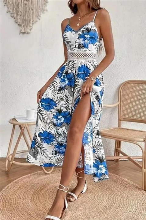 Φόρεμα VERVERZA BLUE, Χρώμα: μπλε, IVET.EU - Εκπτώσεις έως -80%