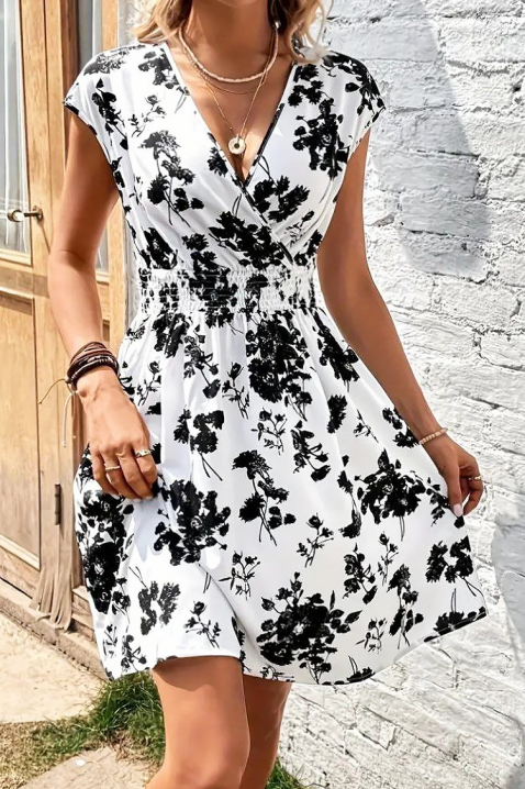 Φόρεμα CARMILFA, Χρώμα: μαύρο και άσπρο, IVET.EU - Εκπτώσεις έως -80%