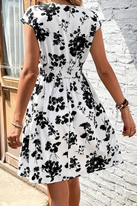 Φόρεμα CARMILFA, Χρώμα: μαύρο και άσπρο, IVET.EU - Εκπτώσεις έως -80%