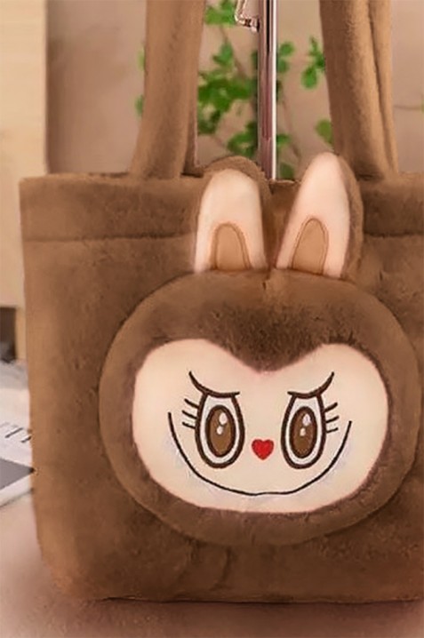 Τσάντα LABUBUBAG BROWN, Χρώμα: καφέ, IVET.EU - Εκπτώσεις έως -80%
