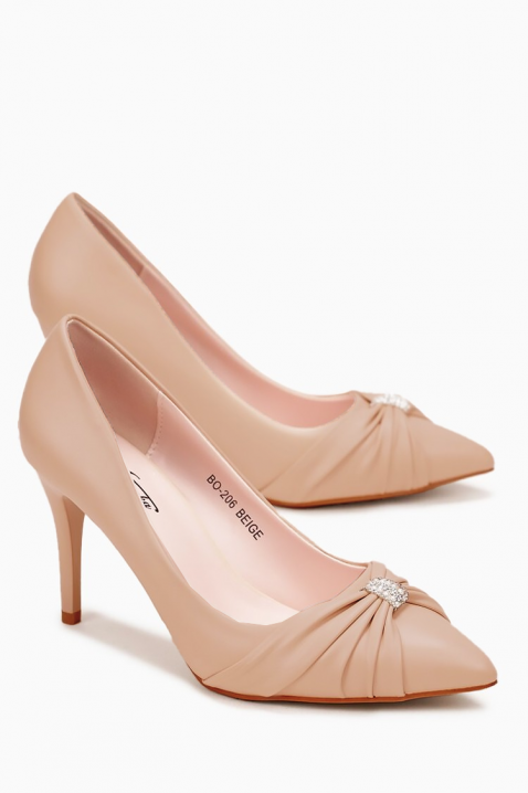 Γυναικεία παπούτσια LALIRZA, Χρώμα: μπεζ, IVET.EU - Εκπτώσεις έως -80%