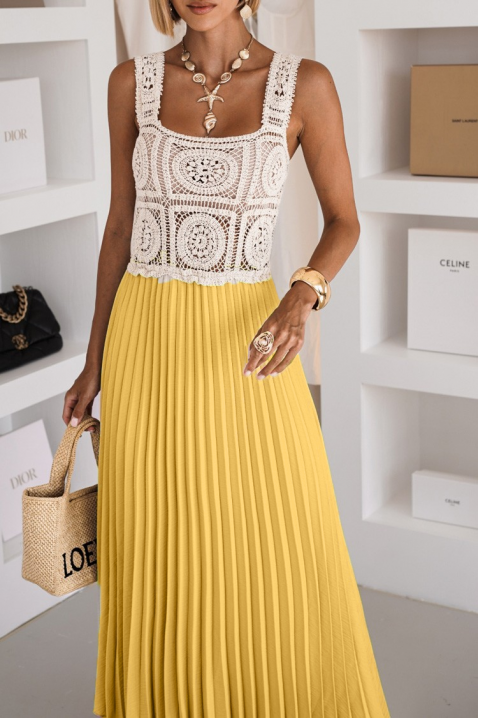 Φόρεμα SERMIGA LIME, Χρώμα: λάιμ, IVET.EU - Εκπτώσεις έως -80%