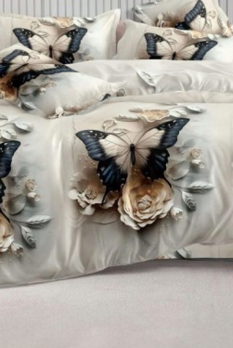 Σετ κρεβατοκάμαρας AURESIA 200x220 cm βαμβακερό - 4 τεμάχια, Χρώμα: χρωματιστό, IVET.EU - Εκπτώσεις έως -80%