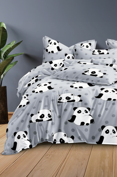 Σετ κρεβατοκάμαρας XOMELIA 160x200 cm βαμβακερό - 4 τεμ., Χρώμα: γκρι, IVET.EU - Εκπτώσεις έως -80%