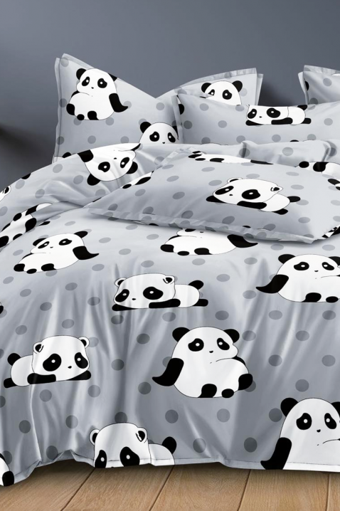 Σετ κρεβατοκάμαρας XOMELIA 160x200 cm βαμβακερό - 4 τεμ., Χρώμα: γκρι, IVET.EU - Εκπτώσεις έως -80%