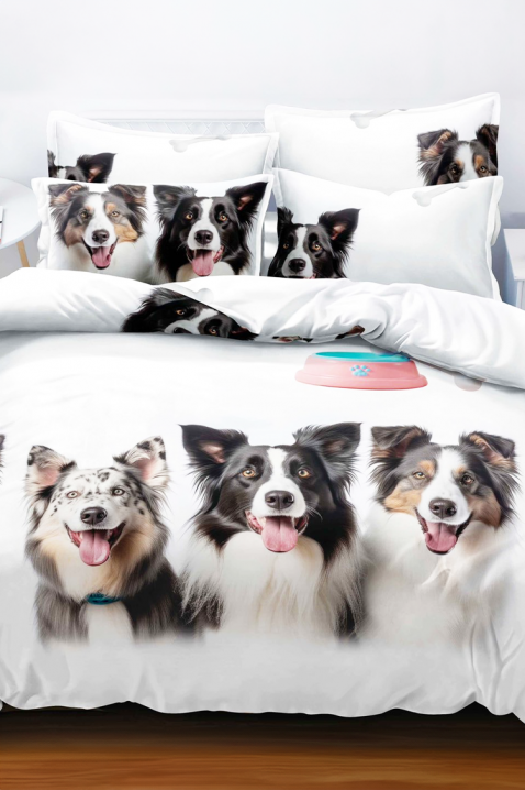 Σετ κρεβατοκάμαρας SIOGELVA 160x200 cm βαμβακερό - 3 τεμ., Χρώμα: άσπρο, IVET.EU - Εκπτώσεις έως -80%