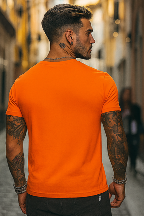 Ανδρικό μπλουζάκι BERKEDO ORANGE, Χρώμα: πορτοκαλί, IVET.EU - Εκπτώσεις έως -80%