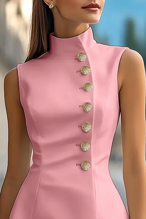 Φόρεμα AEROLNA PINK, Χρώμα: ροζ, IVET.EU - Εκπτώσεις έως -80%