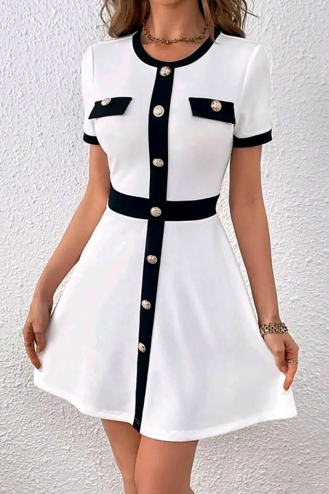 Φόρεμα STALIANA WHITE, Χρώμα: άσπρο, IVET.EU - Εκπτώσεις έως -80%