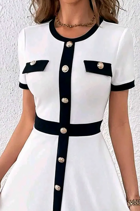 Φόρεμα STALIANA WHITE, Χρώμα: άσπρο, IVET.EU - Εκπτώσεις έως -80%