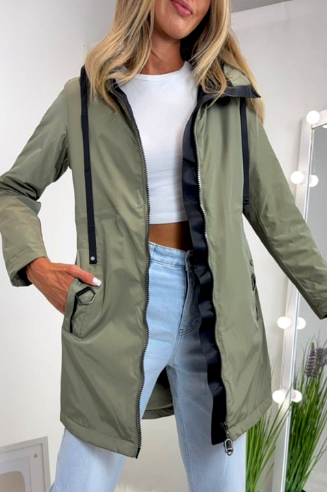 Μπουφάν POINELJA KHAKI, Χρώμα: χακί, IVET.EU - Εκπτώσεις έως -80%