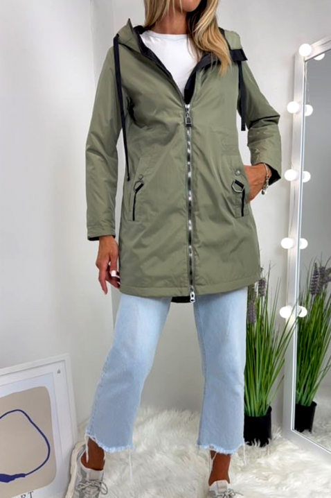 Μπουφάν POINELJA KHAKI, Χρώμα: χακί, IVET.EU - Εκπτώσεις έως -80%