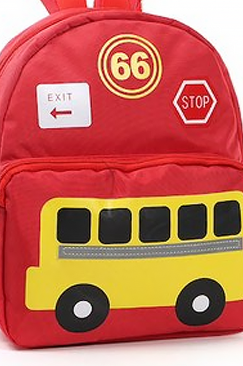 Παιδικό σακίδιο BUSCHOOL RED, Χρώμα: κόκκινο, IVET.EU - Εκπτώσεις έως -80%