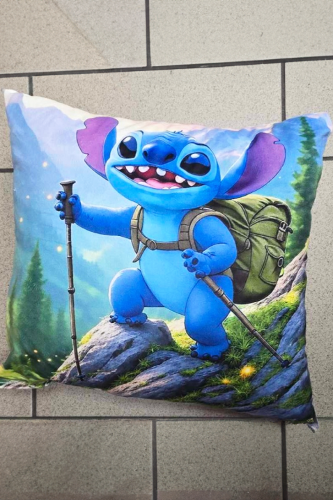Παιδικό μαξιλάρι STITCH HIKE, Χρώμα: μπλε, IVET.EU - Εκπτώσεις έως -80%