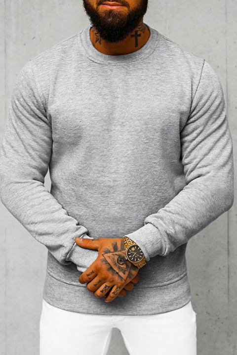 Ανδρική μπλούζα BRONOTI GREY, Χρώμα: γκρι, IVET.EU - Εκπτώσεις έως -80%