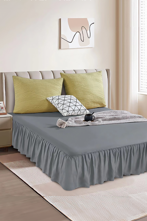 Κάλυμμα κρεβατιού BENJILFA GRAFIT 200х220 cm, Χρώμα: γραφίτης, IVET.EU - Εκπτώσεις έως -80%