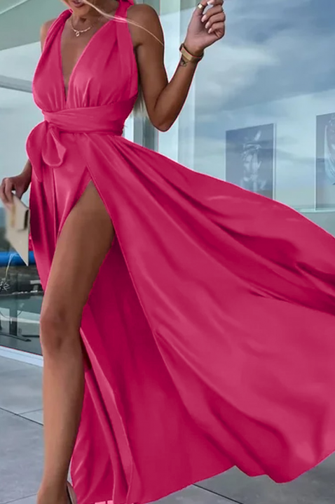 Φόρεμα CLASICANA FUCHSIA, Χρώμα: φούξια, IVET.EU - Εκπτώσεις έως -80%