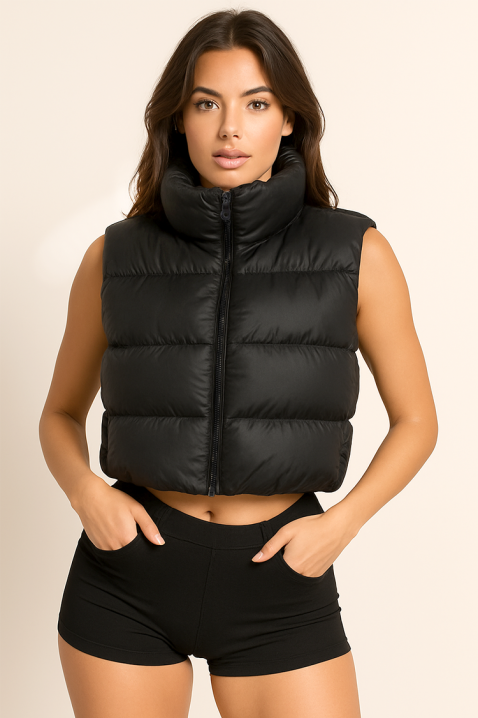 Γιλέκο GRODINA BLACK, Χρώμα: μαύρο, IVET.EU - Εκπτώσεις έως -80%
