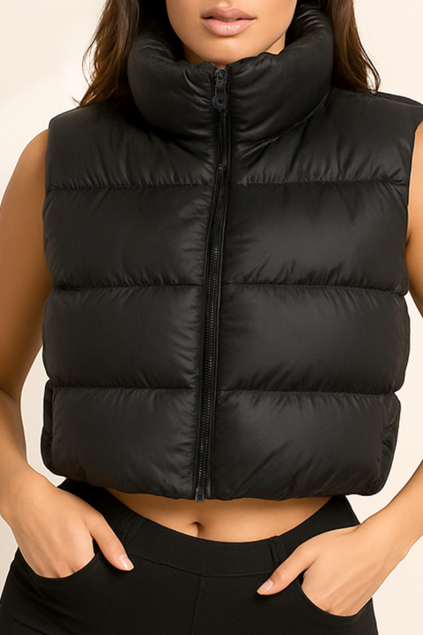 Γιλέκο GRODINA BLACK, Χρώμα: μαύρο, IVET.EU - Εκπτώσεις έως -80%