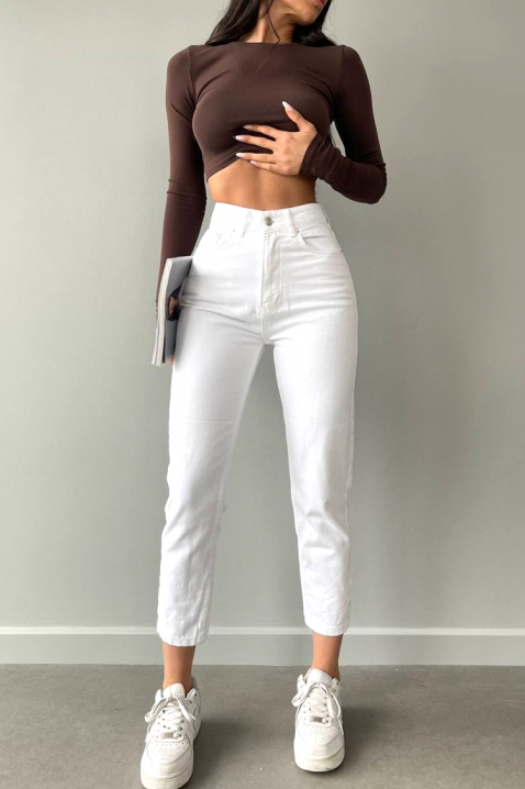 Τζιν BLADINA, Χρώμα: άσπρο, IVET.EU - Εκπτώσεις έως -80%