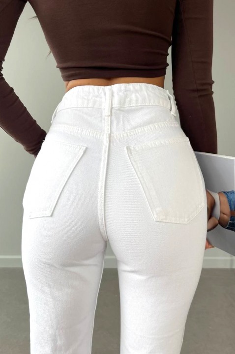 Τζιν BLADINA, Χρώμα: άσπρο, IVET.EU - Εκπτώσεις έως -80%