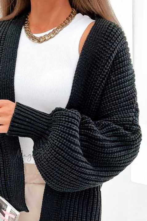 Ζακέτα KOMFINA, Χρώμα: μαύρο, IVET.EU - Εκπτώσεις έως -80%