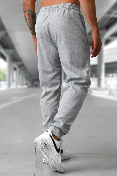 Ανδρικό παντελόνι RENEGO GREY, Χρώμα: γκρι, IVET.EU - Εκπτώσεις έως -80%