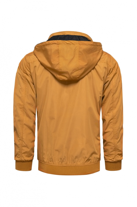 Ανδρικό μπουφάν διπλής όψης MOLONZO MUSTARD, Χρώμα: μουσταρδί, IVET.EU - Εκπτώσεις έως -80%