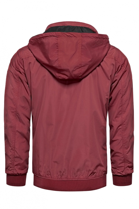 Ανδρικό μπουφάν διπλής όψης MOLONZO BORDO, Χρώμα: μπορντό, IVET.EU - Εκπτώσεις έως -80%