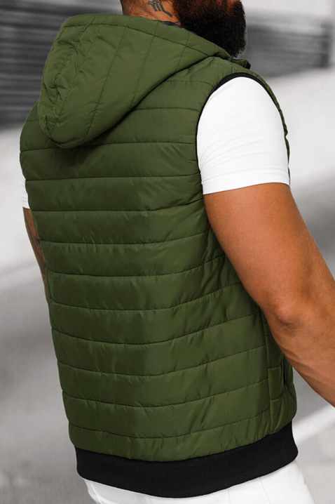 Ανδρικό γιλέκο BETRICK GREEN, Χρώμα: πράσινο, IVET.EU - Εκπτώσεις έως -80%
