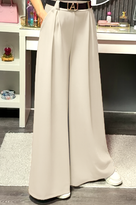 Παντελόνι ILOPERNA ECRU, Χρώμα: εκρού, IVET.EU - Εκπτώσεις έως -80%