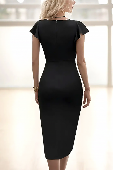 Φόρεμα VANDINA BLACK, Χρώμα: μαύρο, IVET.EU - Εκπτώσεις έως -80%