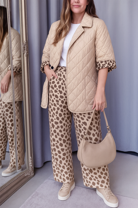 Μπουφάν GLAMONZA BEIGE, Χρώμα: μπεζ, IVET.EU - Εκπτώσεις έως -80%