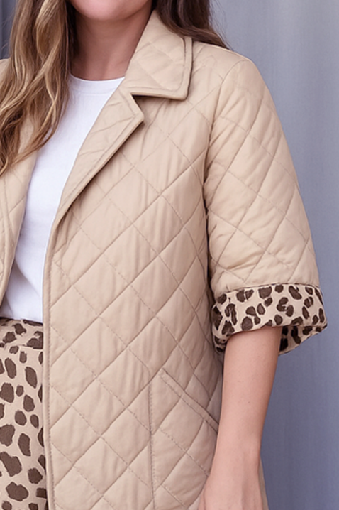 Μπουφάν GLAMONZA BEIGE, Χρώμα: μπεζ, IVET.EU - Εκπτώσεις έως -80%