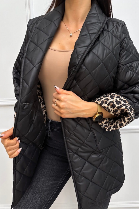 Μπουφάν GLAMONZA BLACK, Χρώμα: μαύρο, IVET.EU - Εκπτώσεις έως -80%