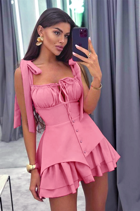 Φόρεμα AZALINZA PINK, Χρώμα: ροζ, IVET.EU - Εκπτώσεις έως -80%