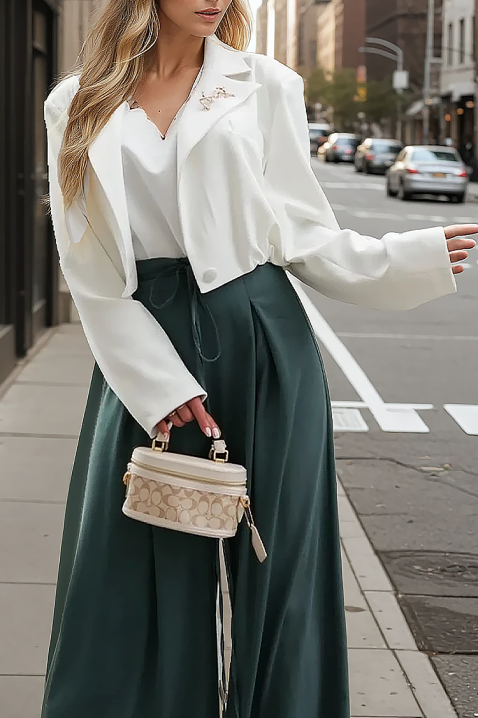 Σακάκι IVENDINA WHITE, Χρώμα: άσπρο, IVET.EU - Εκπτώσεις έως -80%