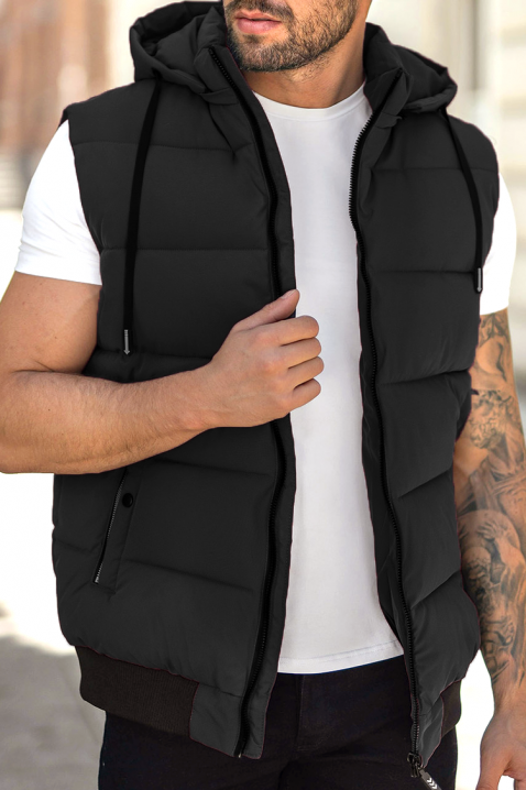 Ανδρικό γιλέκο REZERO BLACK, Χρώμα: μαύρο, IVET.EU - Εκπτώσεις έως -80%