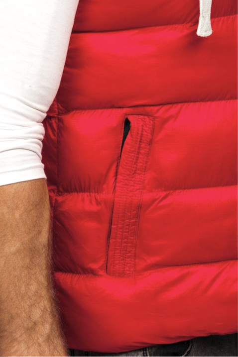 Ανδρικό γιλέκο JERKODO RED, Χρώμα: κόκκινο, IVET.EU - Εκπτώσεις έως -80%