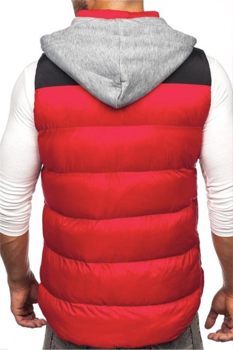Ανδρικό γιλέκο JERKODO RED, Χρώμα: κόκκινο, IVET.EU - Εκπτώσεις έως -80%