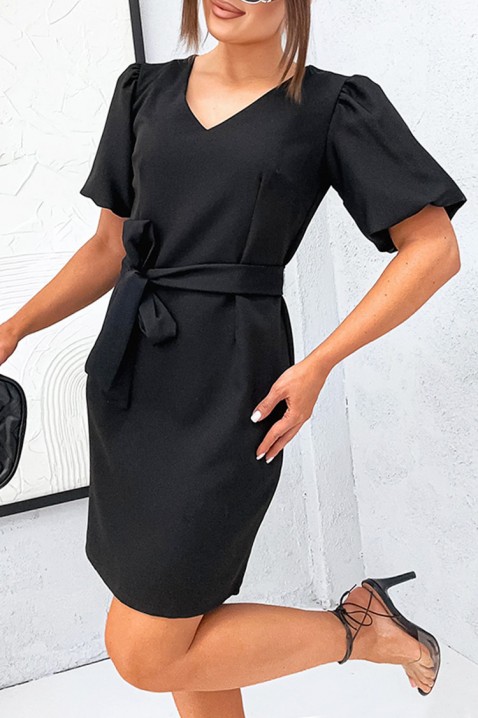 Φόρεμα GLORENZA BLACK, Χρώμα: μαύρο, IVET.EU - Εκπτώσεις έως -80%