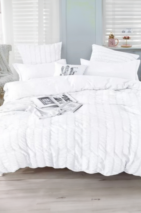 Σετ κρεβατοκάμαρας GOLMENDA 160x200 cm βαμβακερό - 3 τεμ., Χρώμα: άσπρο, IVET.EU - Εκπτώσεις έως -80%