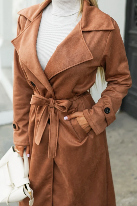 Καμπαρντίνα VLOZENDA CAMEL, Χρώμα: κάραμελ,ανοιχτό καφέ, IVET.EU - Εκπτώσεις έως -80%