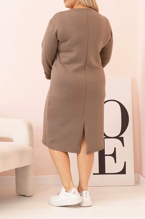 Φόρεμα CRIFONDA CAMEL, Χρώμα: ανοιχτό καφέ, IVET.EU - Εκπτώσεις έως -80%