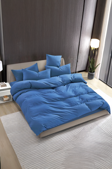 Σετ κρεβατοκάμαρας SOLPESA BLUE 160x200 cm βαμβακερό - 3 τεμ., Χρώμα: μπλε, IVET.EU - Εκπτώσεις έως -80%