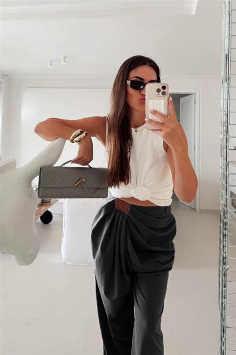 Παντελόνι TRENZOLA BLACK, Χρώμα: μαύρο, IVET.EU - Εκπτώσεις έως -80%