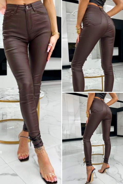 Παντελόνι BRATIZA, Χρώμα: καφέ, IVET.EU - Εκπτώσεις έως -80%