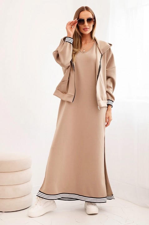 Σύνολο BRENDONA BEIGE, Χρώμα: μπεζ, IVET.EU - Εκπτώσεις έως -80%